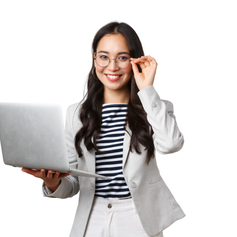 business-finance-employment-female-successful-entrepreneurs-concept-confident-smiling-asian-businesswoman-office-worker-white-suit-glasses-using-laptop-help-clients-Photoroom